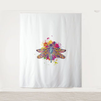 Womens Draquelly Colorful Graphic Insekt Wandteppich