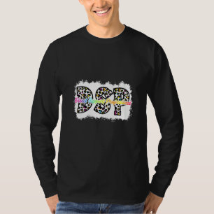 Womens Dsp Life Rn Cna Nurse Boho Leopard Dsp Funn T-Shirt