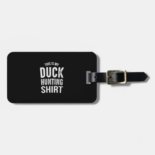 Womens Duck Hunting Gift Gepäckanhänger (Vorderseite horizontal)