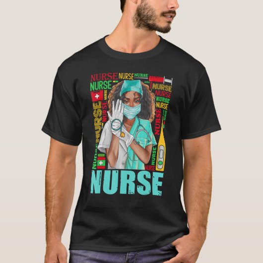 Womens Dy Black Nurse Week 2023 Kostüm Black Hist T-Shirt (Vorderseite)
