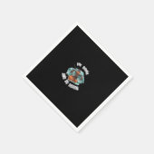 Womens Eat Drink And Be Scary Halloween Serviette (Ecke)