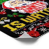 Womens Echocardiography Tech Christmas Ugly Sweate Poster (Ecke)