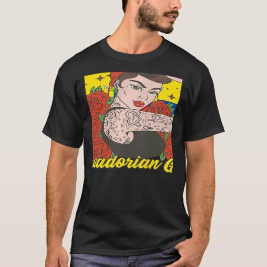 Womens Ecuadorian Girl Ecuador T-Shirt (Vorderseite)