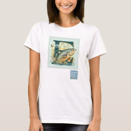 WOMEN's Edmonds Marsh SALMON T - Shirt 2 mit Zurüc