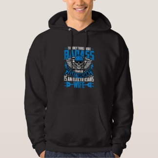 Womens Electrician's Wife - The Only Thing More El Hoodie