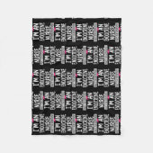 Womens Endocrine Nurse Funny Nursing School Fleecedecke (Vorderseite)