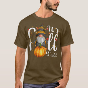 Womens Es ist Herbst Y'all Halloween geblendeter T T-Shirt