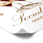 Womens Espresso Martini Social Club Drinking Tail  Poster (Ecke)