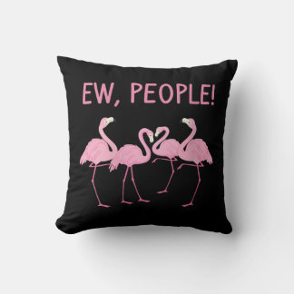 Womens Ew People Funny Flamingo Sozialdistanzierun Kissen