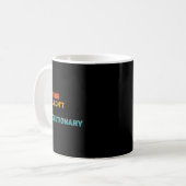 Womens Existing Shouldn't Be Revolutionary Retro V Kaffeetasse (Vorderseite Links)