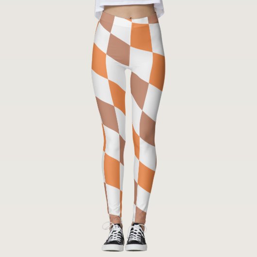 Women's Fall Fashion Checkered Leggings (Vorderseite)