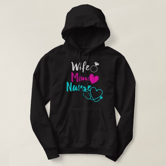 Womens Family Nurse Practitioner Unicorn Others Yo Hoodie (Design vorne)