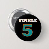 Womens Finkle 5 Football Camp Funny Football Schnü Button (Vorne & Hinten)