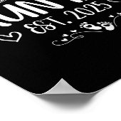 Womens First Time Auntie Est 2025 Soon To Be Mom M Poster (Ecke)