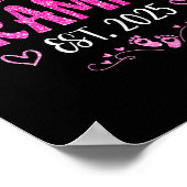 Womens First Time Grammy Est 2025 Soon To Be Mom M Poster (Ecke)