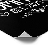Womens First Time Mommom Est 2025 Soon To Be Mom M Poster (Ecke)