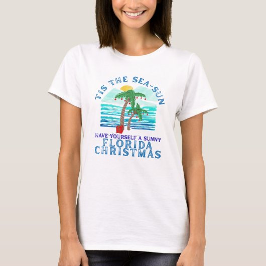 Women's Florida Christmas T-Shirt (Vorderseite)