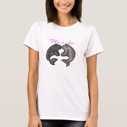 Womens Florida Manatee Shirt (Vorderseite)