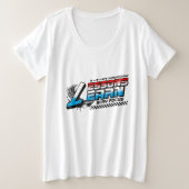 WOMEN'S FOCUS LESSONS LEARN PLUS SIZE TEE (Design vorne)