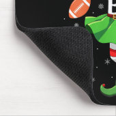Womens Football Elf Christmas Girls Women Elf Squa Mousepad (Ecke)