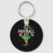 Womens Football Elf Christmas Girls Women Elf Squa Schlüsselanhänger (Vorderseite)