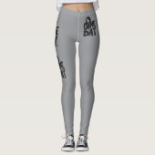 Women's Football Gameday Grey Leggings (Vorderseite)
