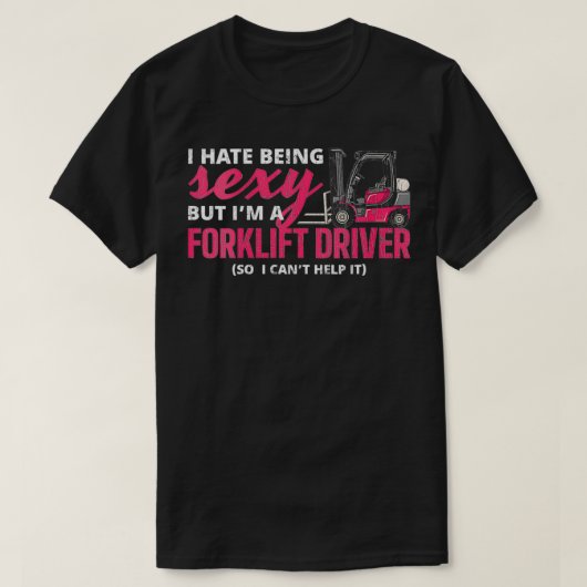 Womens Forklift Driver Apparel Gabelstapler Operat T-Shirt (Design vorne)
