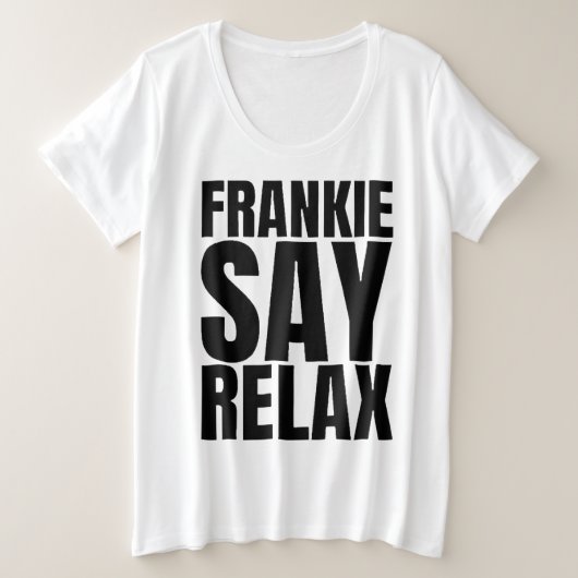 Women's Frankie Say Relax Tshirt (Design vorne)