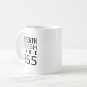 Womens Freeish Juneteeth Seit 1865 Schwarze Geschi Kaffeetasse (Vorderseite Links)