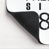 Womens Freeish Juneteeth Seit 1865 Schwarze Geschi Mousepad (Ecke)