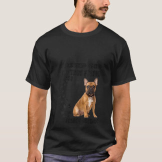 Womens French Bulldog Quote Mama Vater drucken Nie T-Shirt