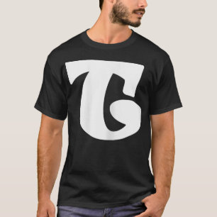 Womens Fun Alphabet Letter T Kindergarten Lehrerin T-Shirt