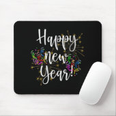 Womens Fun Happy New Year Day Eve Party Fireworks Mousepad (Mit Mouse)