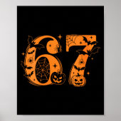 Womens Fun Six Seven 6 7 Meme Design Couples Hallo Poster (Vorne)