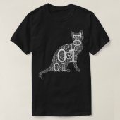 Womens Funny Binary Cat Coding Computer Programmer T-Shirt (Design vorne)