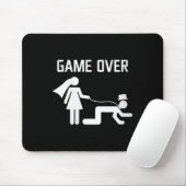 Womens Funny Bride Groom Wedding Bachelor Bachelor Mousepad (Mit Mouse)
