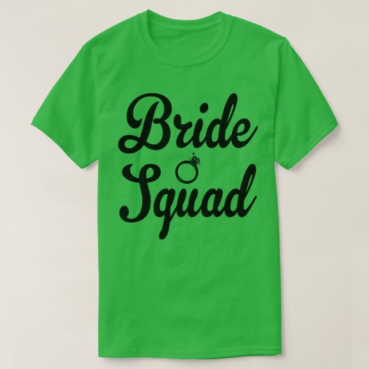 Womens Funny Bride Squad Junggeselinnen-Abschied B T-Shirt (Design vorne)
