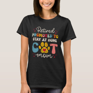 Womens Funny Cat Mama Rente 2025 für Katze Lover T-Shirt