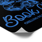 Womens Funny Christmas Snowman Frosted Tales Book  Poster (Ecke)