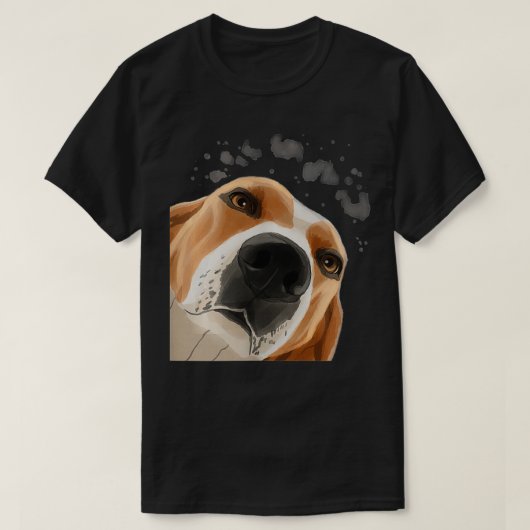 Womens Funny Curious Dog Treeing Walker Coonhound T-Shirt (Design vorne)