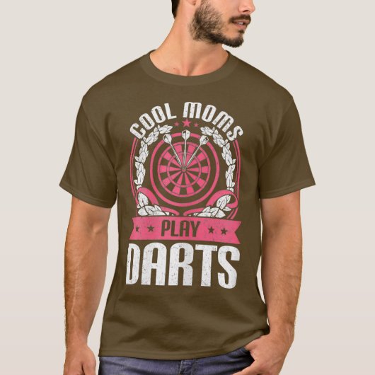 Womens Funny Dart Player-Geschenke Zitat Coole Mam T-Shirt (Vorderseite)