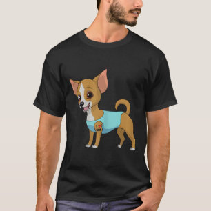 Womens Funny Dog Chihuahua Liebe Mama Tattoo Gesch T-Shirt