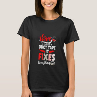 Womens Funny Drinking Wine   Alcohol Party Matchin T-Shirt
