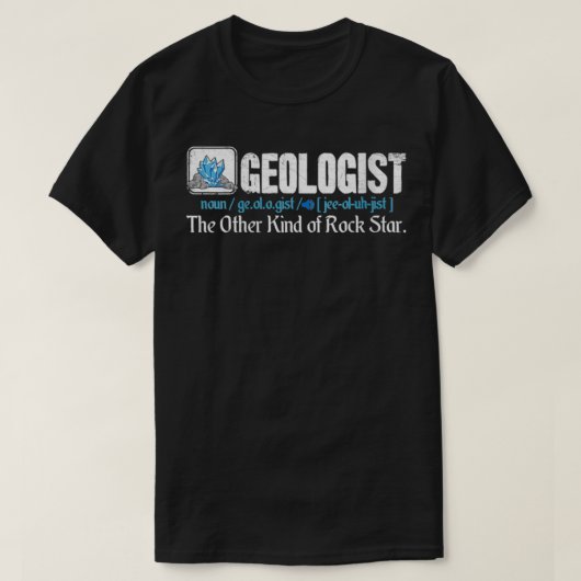 Womens Funny Geology Geologist Definition Gift Geo T-Shirt (Design vorne)