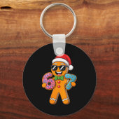 Womens Funny Gingerbread Six Seven 67 Ice Cream Ch Schlüsselanhänger (Vorderseite)