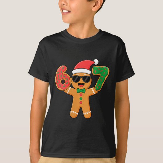 Womens Funny Gingerbread Six Seven 67 Ice Cream Dr T-Shirt (Vorderseite)