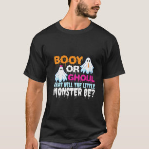 Womens Funny Halloween Booy oder Ghoul Ghost Monst T-Shirt