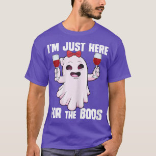 Womens Funny Halloween T-Shirt Ich bin nur für den