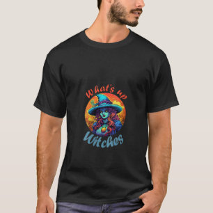 Womens Funny Halloween Zitat Hexe Zeichne, was ist T-Shirt