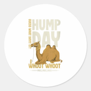 Womens Funny Hump Day Ratet was Day It Runder Aufkleber